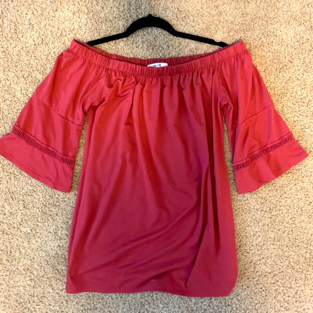 Lux & Co off the shoulder top